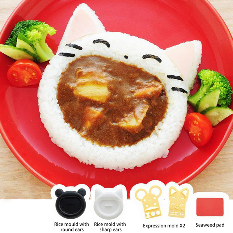 Kitchen Gadgets Best - 1Pcs Cute Cartoon Cat Bear Sushi