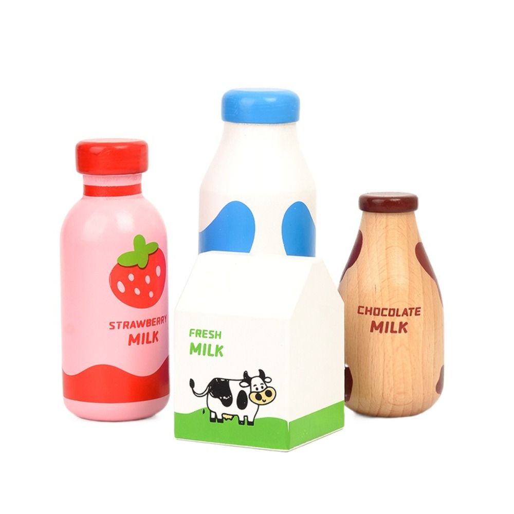 Kitchen Gadgets For Kids - Pretend Play Drink Bottle Toy Strawberry