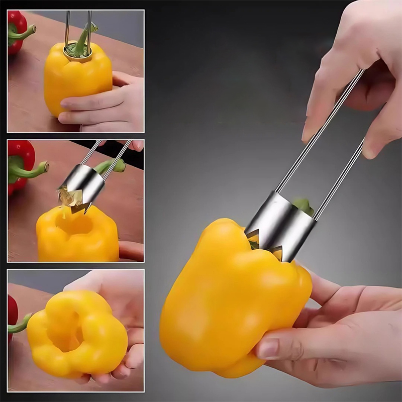Stainless Steel Fruit Core Rem - Kitchen Gadgets & Toys のレビューと価格