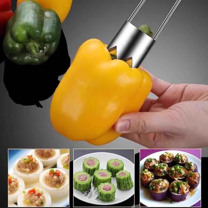 Stainless Steel Fruit Core Rem - Kitchen Gadgets & Toys のレビューと価格