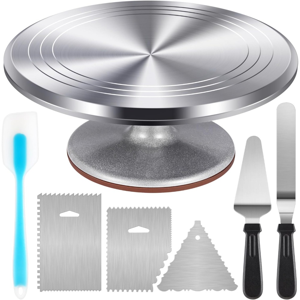 Aluminium Cake Turntable Set w - Cake Decorating Turntable のレビューと価格