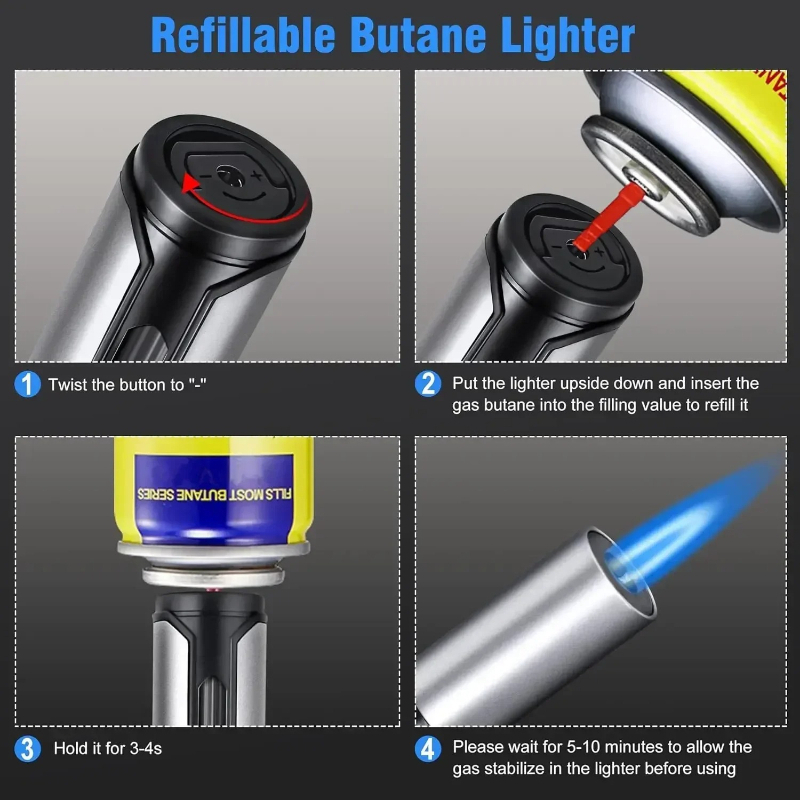 Metal Pen-Style Torch Lighter  - Kitchen Gadgets Essential のレビューと価格