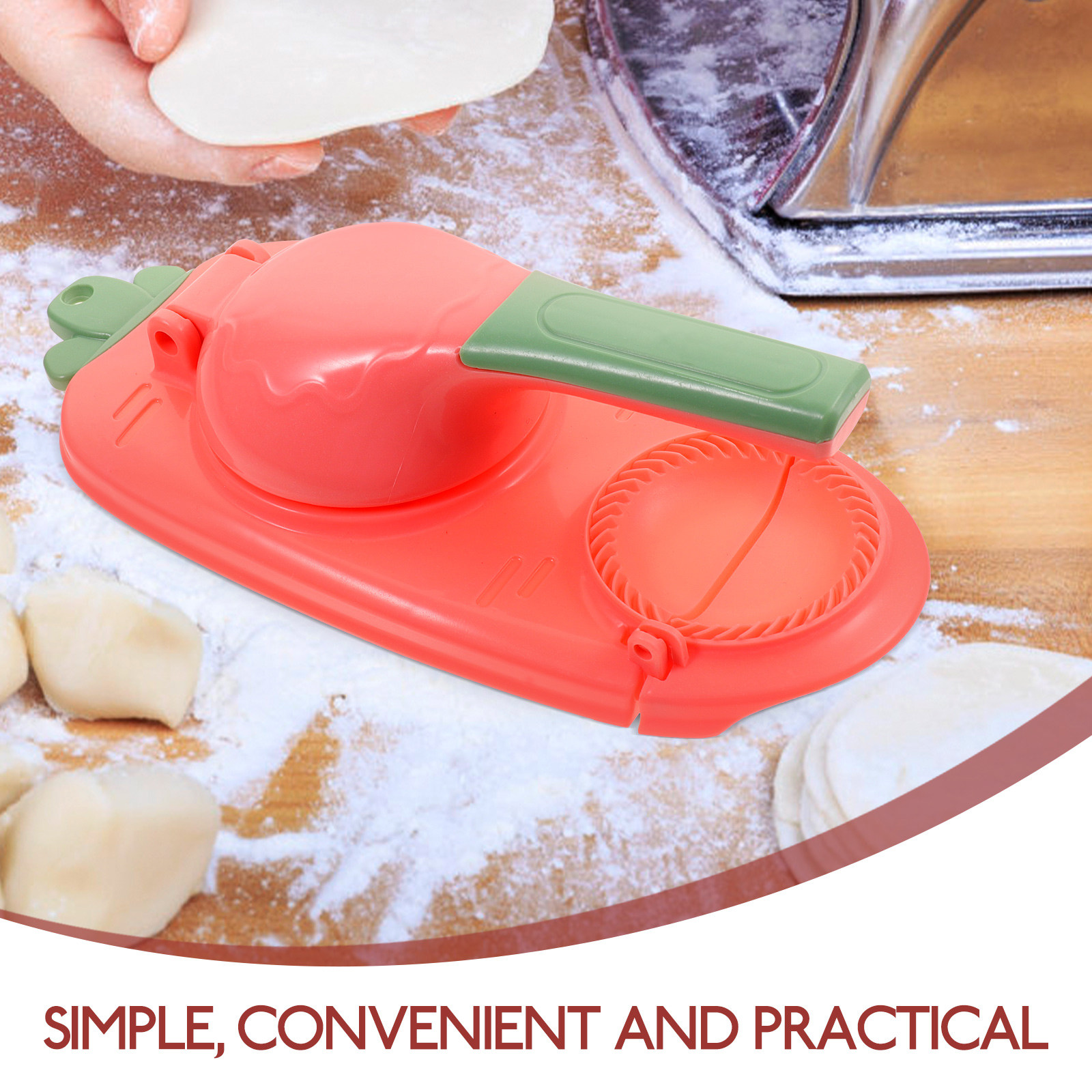 1Set Dumpling Presser Manual D - Kitchen Gadgets Dumpling Maker のレビューと価格