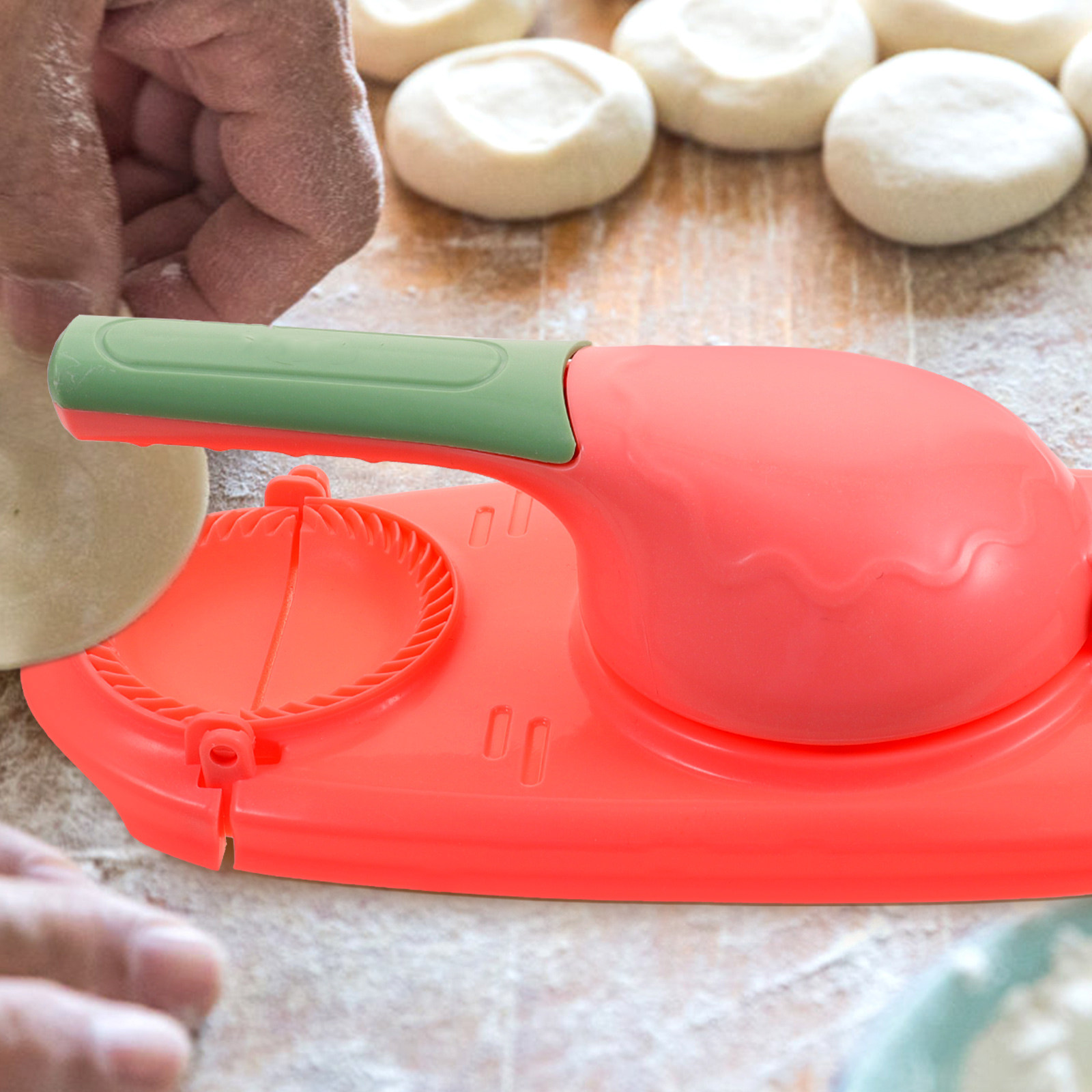 1Set Dumpling Presser Manual D - Kitchen Gadgets Dumpling Maker のレビューと価格