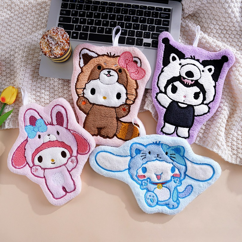 1/4 Pcs Soft Thick Sanrio Kuro - Kitchen Gadgets Best のレビューと価格