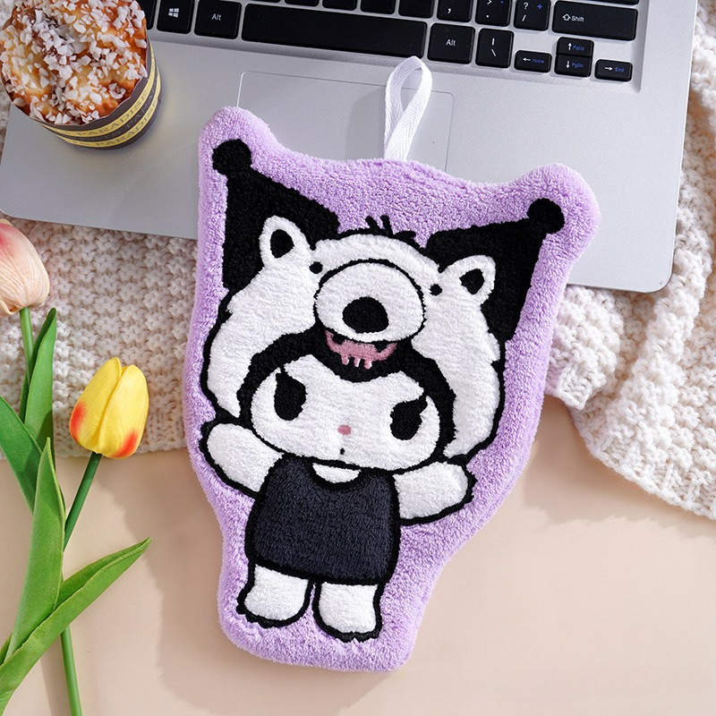 1/4 Pcs Soft Thick Sanrio Kuro - Kitchen Gadgets Best のレビューと価格