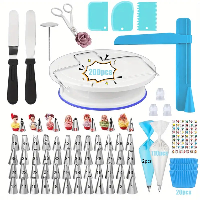 200PCS Ultimate Cake Turntable - Cake Decorating Turntable のレビューと価格