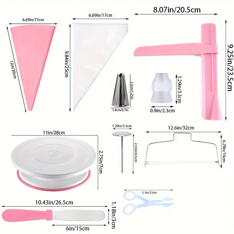 200PCS Ultimate Cake Turntable - Cake Decorating Turntable のレビューと価格