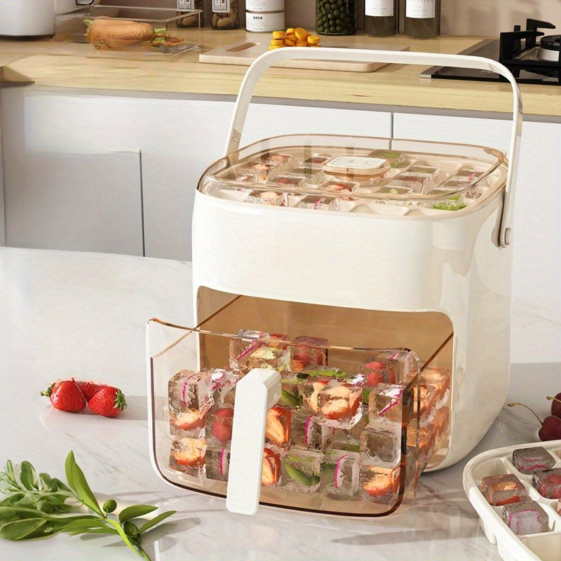 48-Cube Ice Maker with Easy-Pr - Kitchen Gadgets Essential のレビューと価格