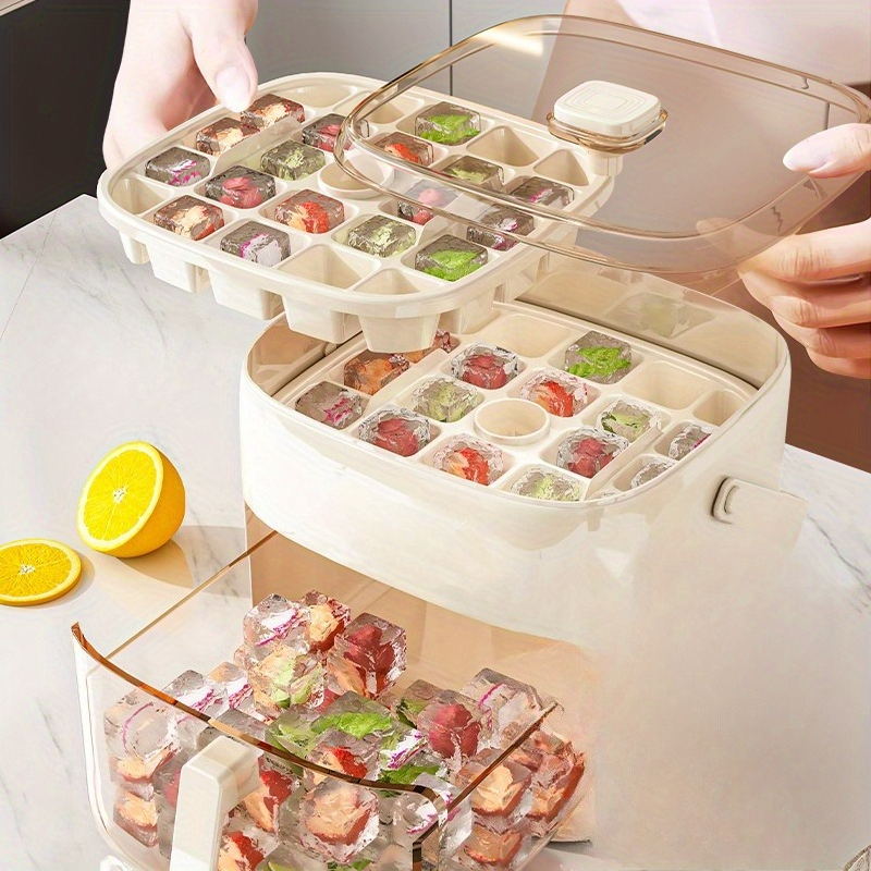 48-Cube Ice Maker with Easy-Pr - Kitchen Gadgets Essential のレビューと価格
