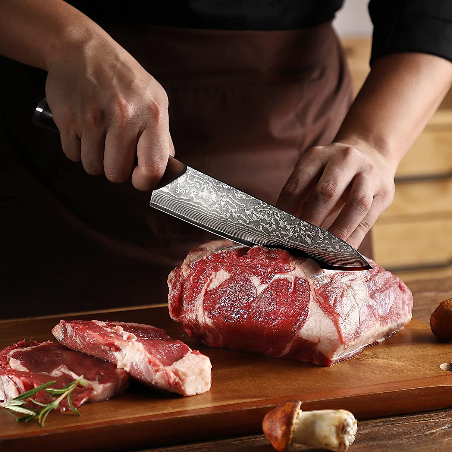 Sunnecko Damascus Steel Kitche - Kitchen Gadgets Japanese のレビューと価格