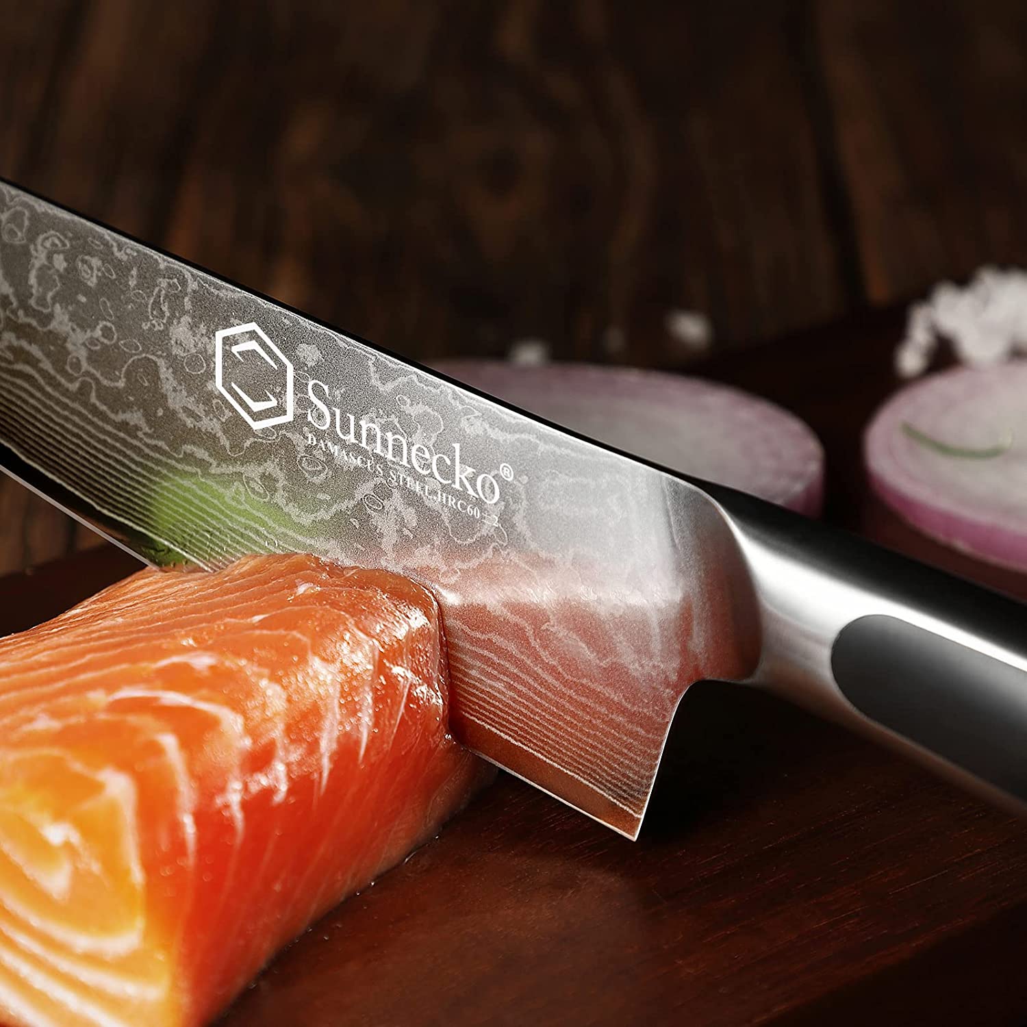 Sunnecko Damascus Steel Kitche - Kitchen Gadgets Japanese のレビューと価格