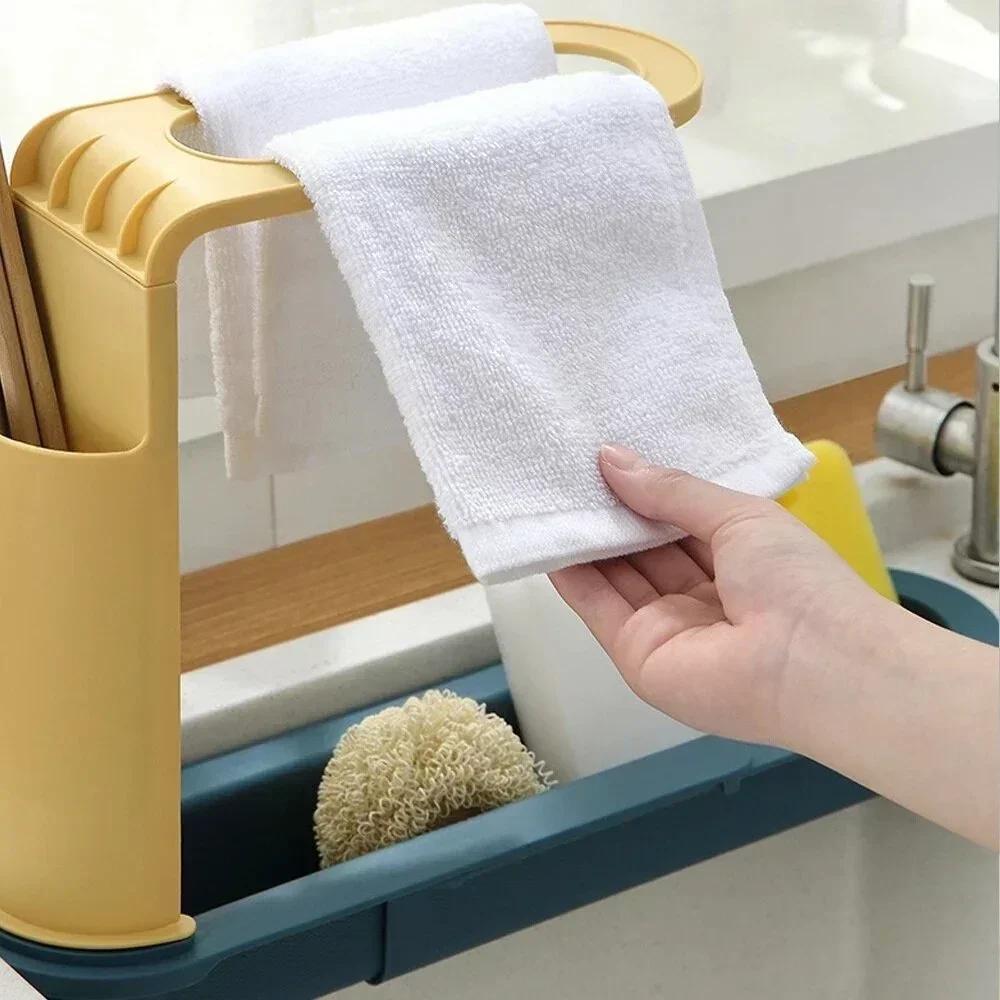 Telescopic Sink Storage Rack M - Kitchen Gadgets Holder のレビューと価格