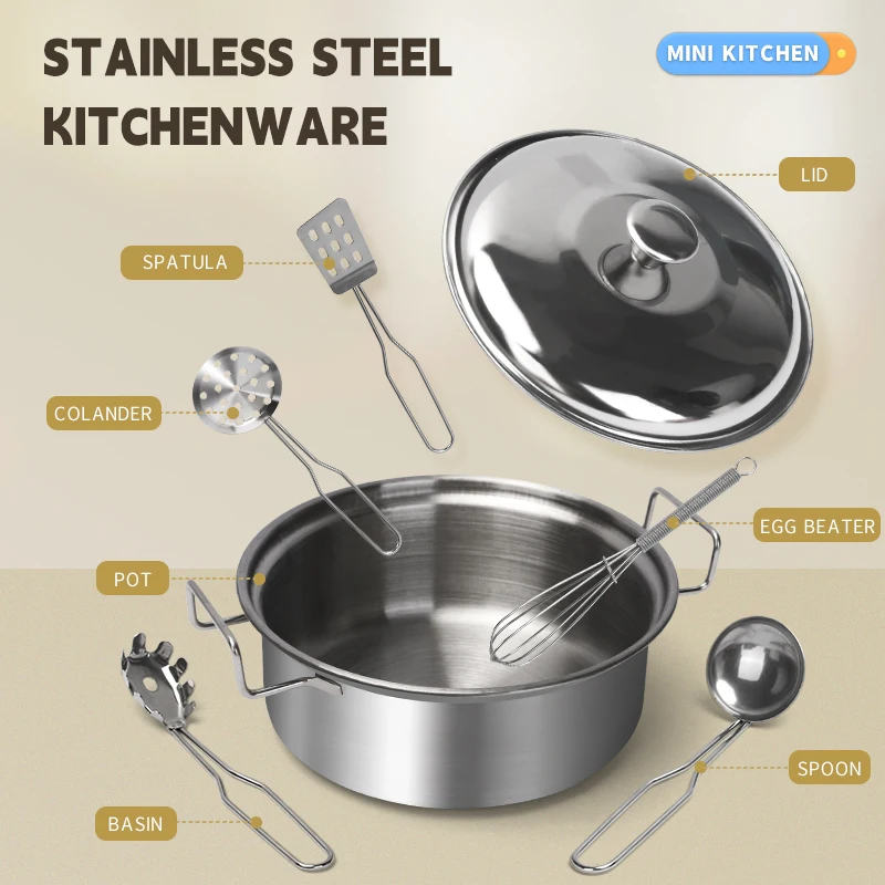 Stainless Steel Kids Kitchen T - Kitchen Gadgets For Kids のレビューと価格