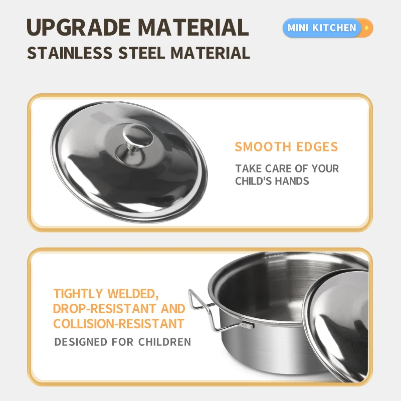 Stainless Steel Kids Kitchen T - Kitchen Gadgets For Kids のレビューと価格