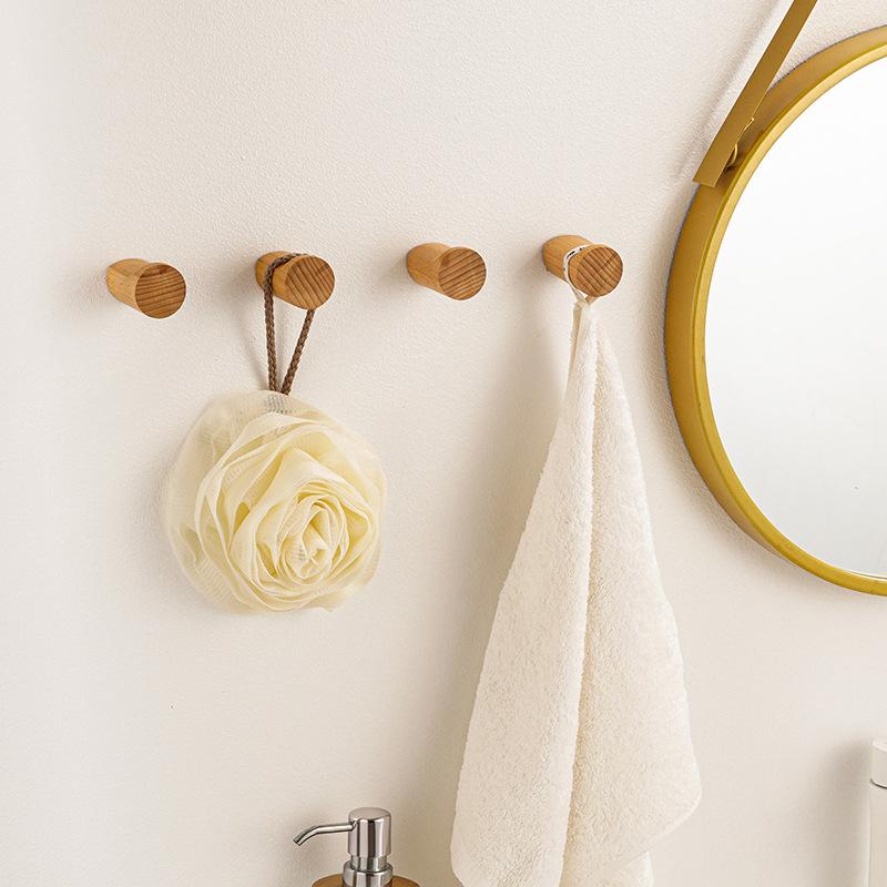 Wall Hanger Wood Hook Beech Ho - Kitchen Gadgets Holder のレビューと価格