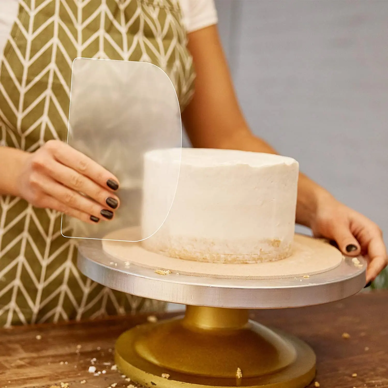 DIY Plastic Cake Soft Scraper  - Cake Decorating Turntable のレビューと価格