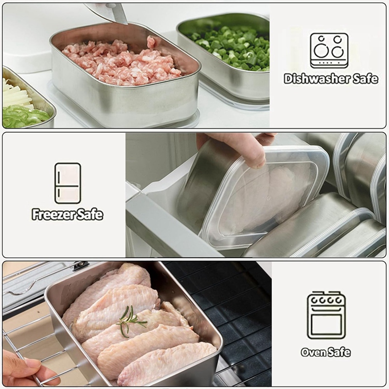 Stainless Steel Containers for - Food Storage Containers のレビューと価格