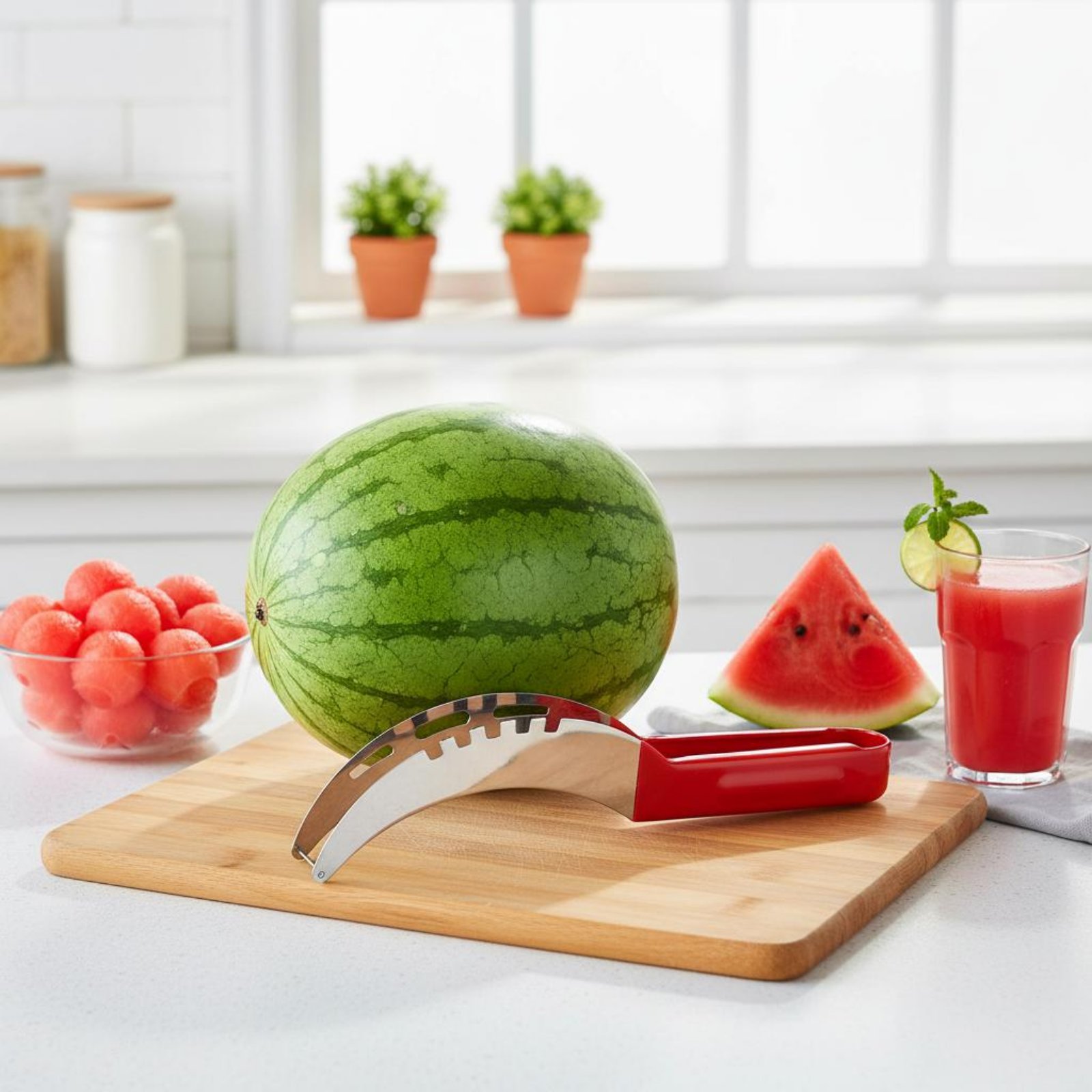 Watermelon Cube Cutter Food Gr - Kitchen Gadgets & Toys のレビューと価格