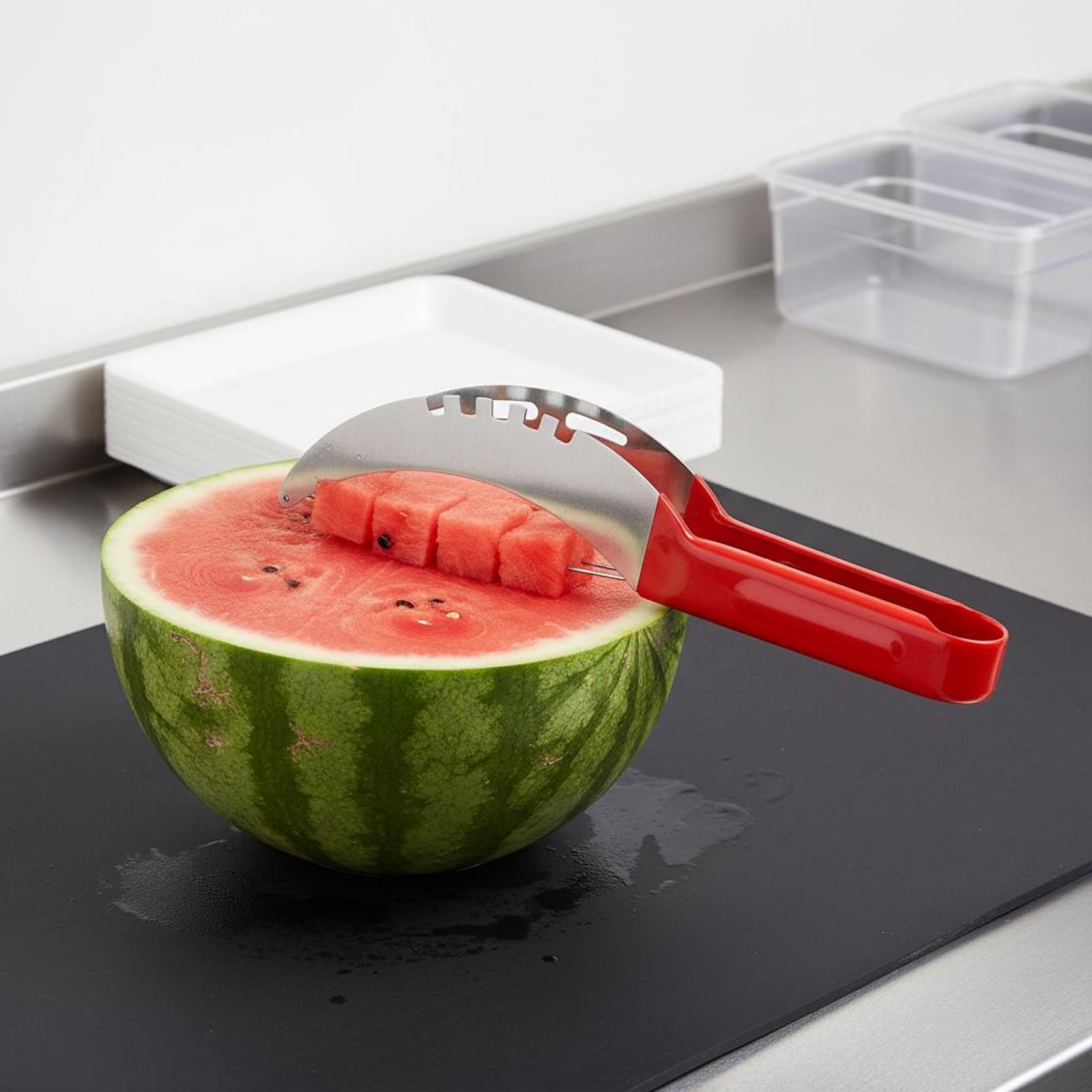 Watermelon Cube Cutter Food Gr - Kitchen Gadgets & Toys のレビューと価格