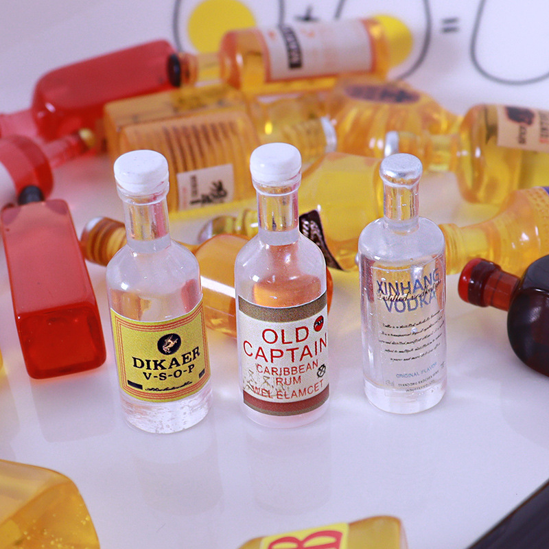 10pcs Miniature Dollhouse Bott - Kitchen Gadgets For Kids のレビューと価格