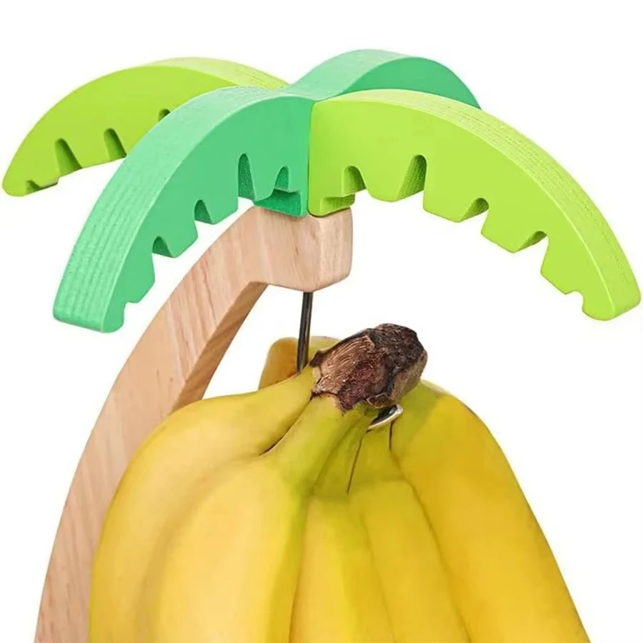 Wooden Banana Holder Stand Kee - Kitchen Gadgets Holder のレビューと価格