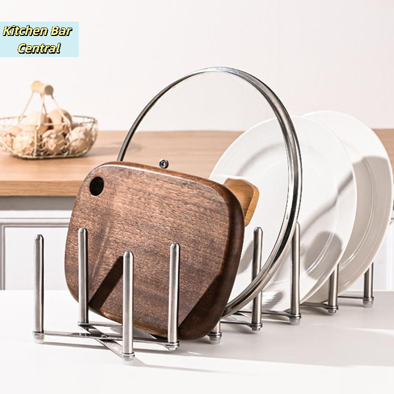 【Pot Lid Tableware Storage Rac - Kitchen Gadgets Holder のレビューと価格