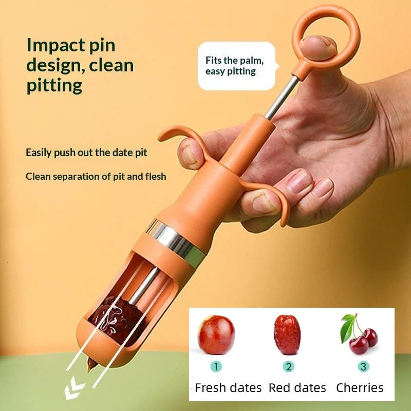 One-Second Cherry Pitter Stain - Kitchen Gadgets & Toys のレビューと価格