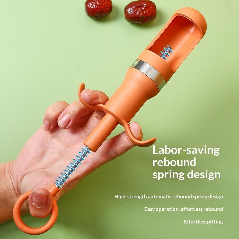 One-Second Cherry Pitter Stain - Kitchen Gadgets & Toys のレビューと価格
