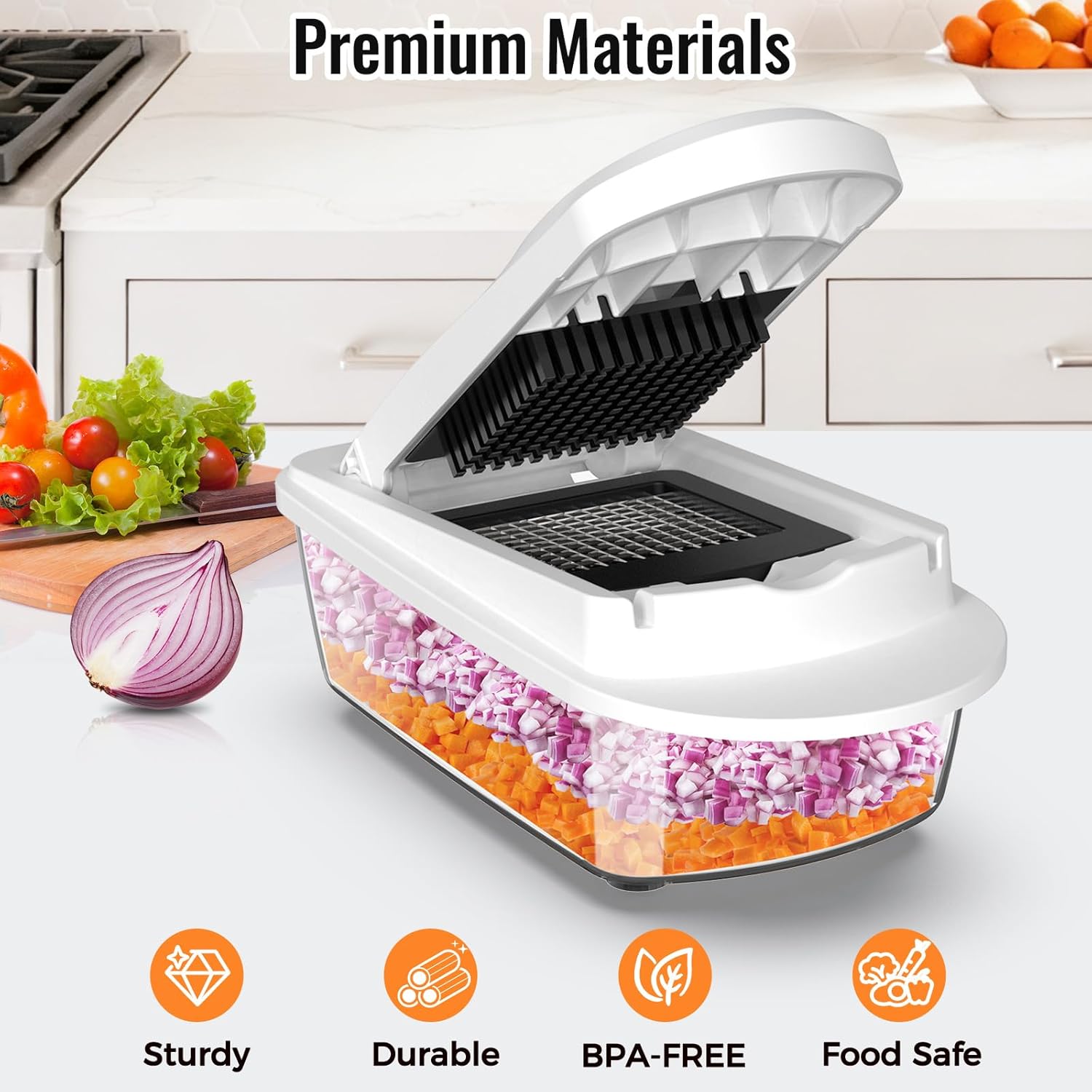 8 Blade All-in-1 Vegetable Cho - Kitchen Gadgets Essential のレビューと価格