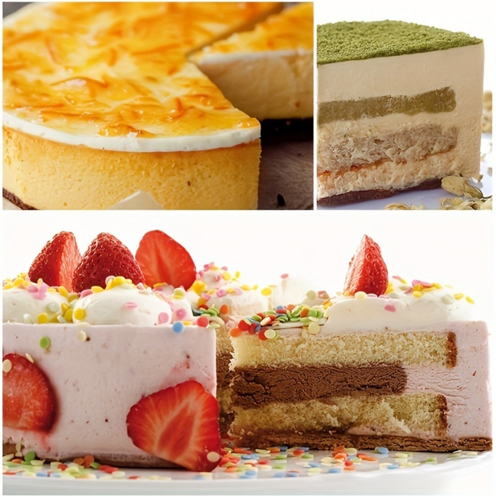 1pc Adjustable Cake Ring Mold  - Cake Decorating Turntable のレビューと価格