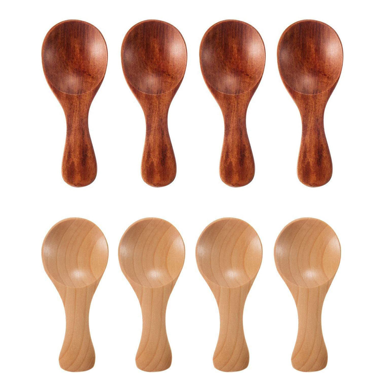 4Pcs Mini Wooden Spoons Small  - Kitchen Gadgets For Kids のレビューと価格
