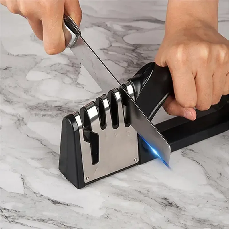 Kitchen 4 Segment Knife Sharpe - Knife Sharpener のレビューと価格