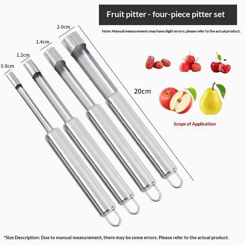 4pcs Fruit Core Remover Cutter - Kitchen Gadgets & Toys のレビューと価格