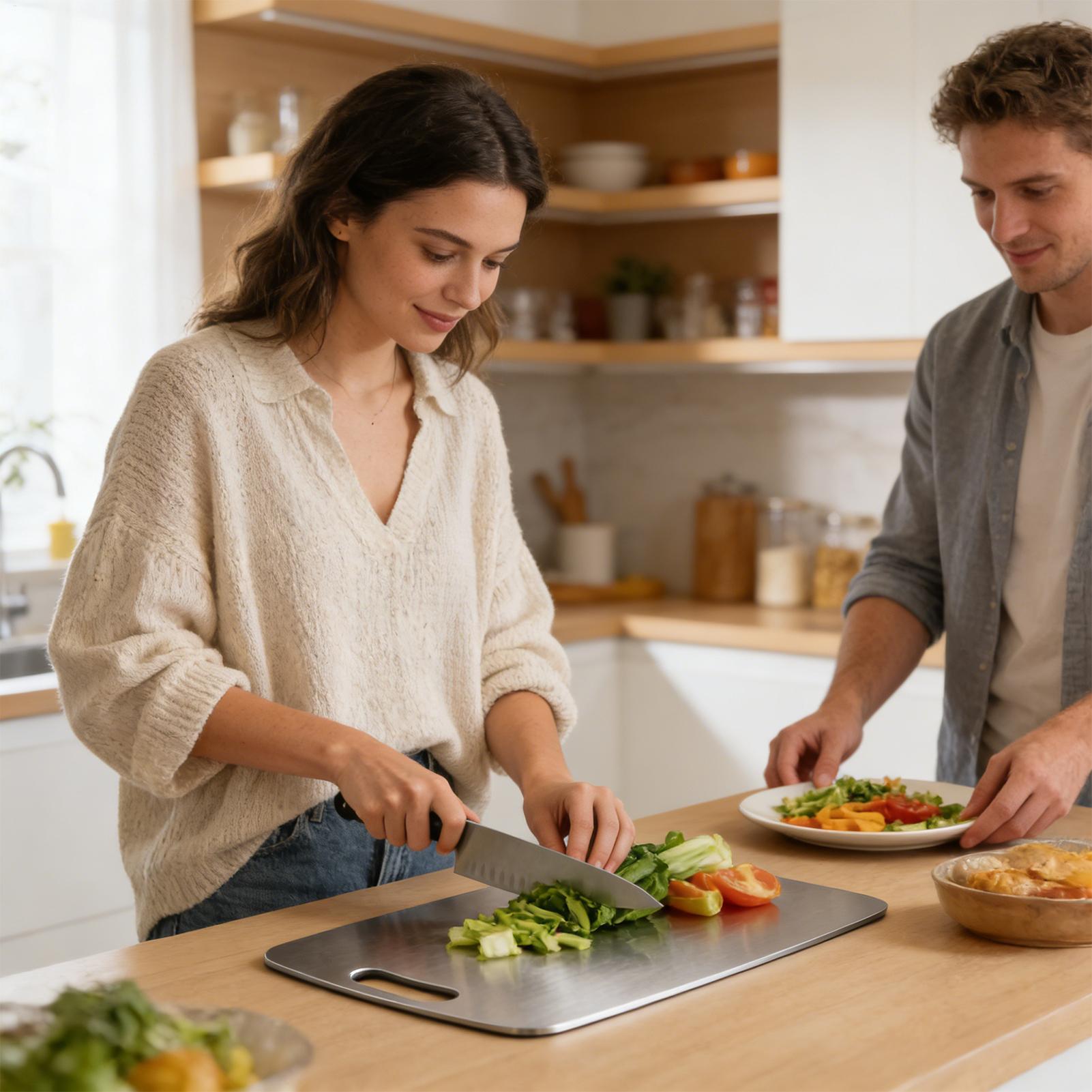 Stainless Steel Cutting Board  - Kitchen Gadgets & Toys のレビューと価格