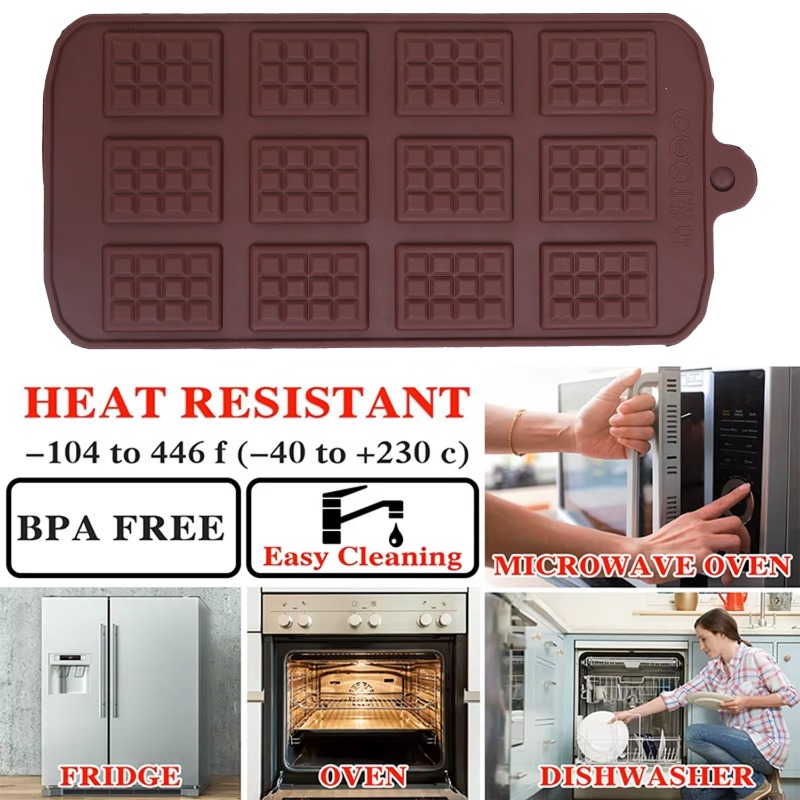 Silicone Chocolate Mold 12 Eve - Kitchen Gadgets Best のレビューと価格