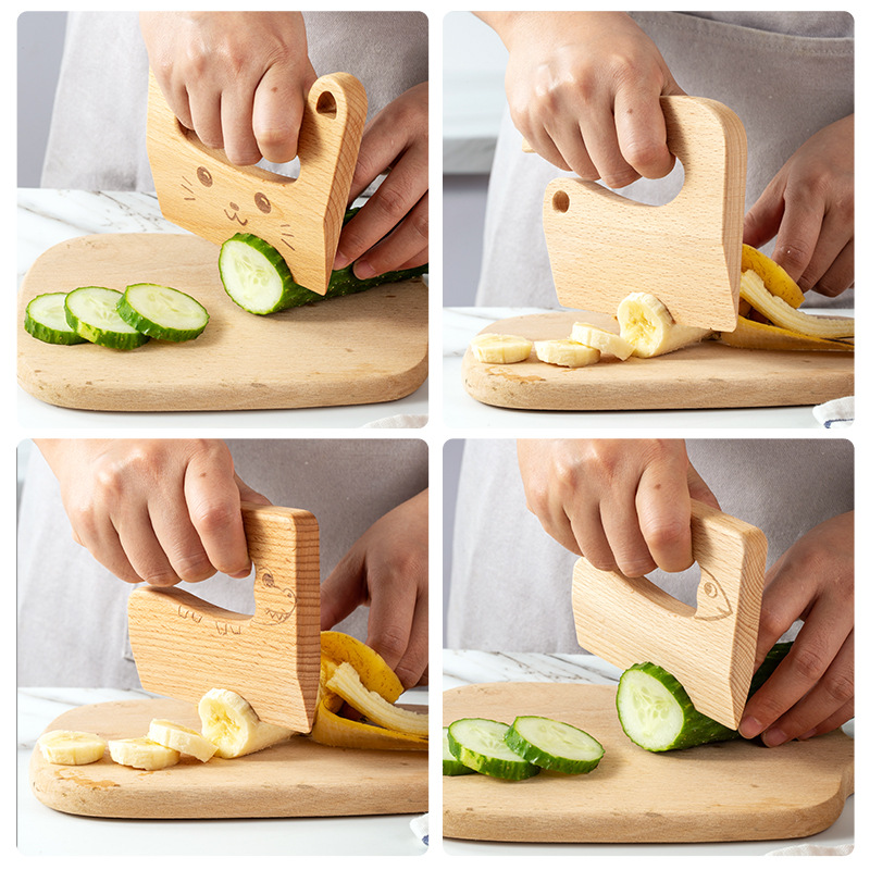 Wooden Kids Knife for Cooking  - Kitchen Gadgets For Kids のレビューと価格