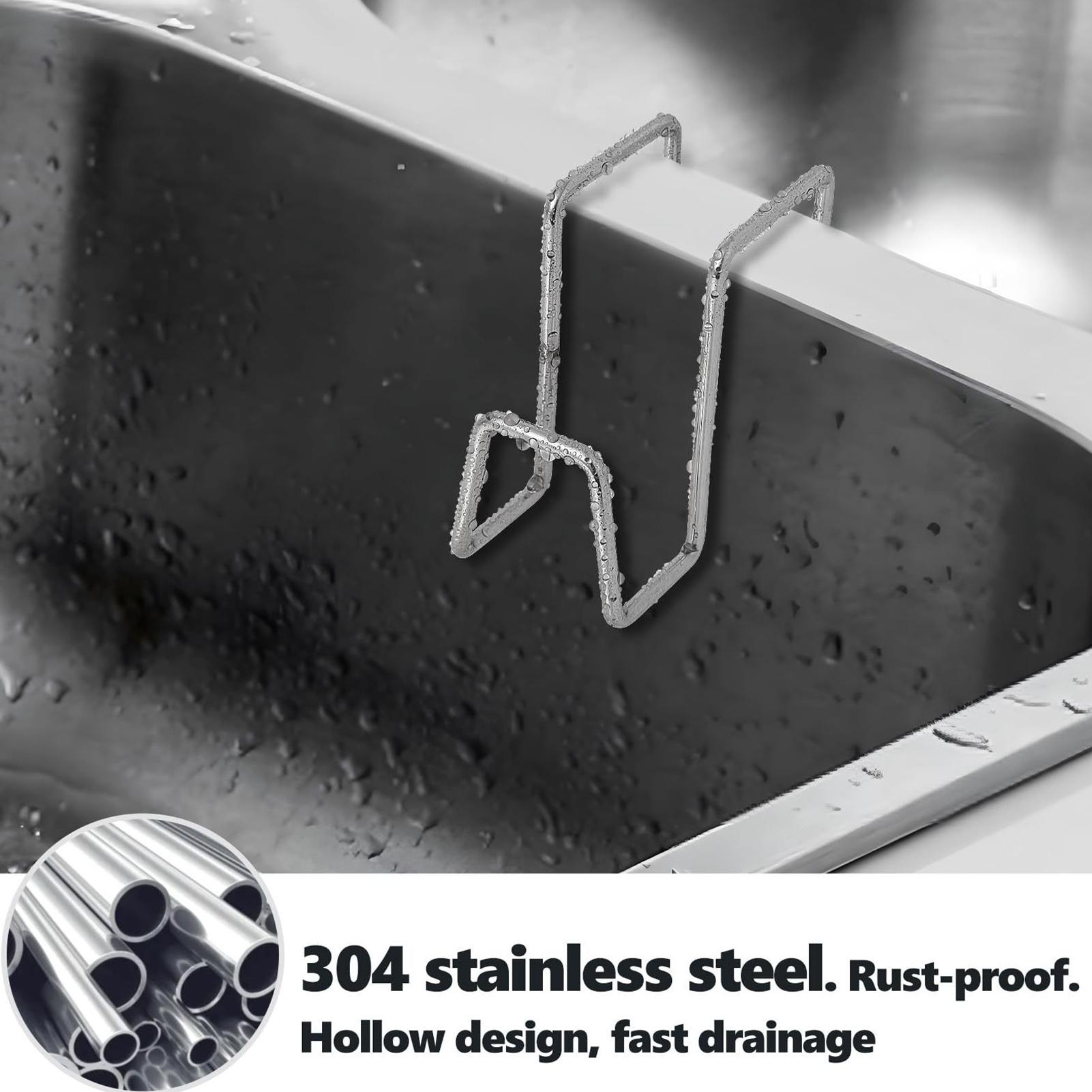 Sink Sponge Rack Double-Sink S - Kitchen Gadgets Holder のレビューと価格