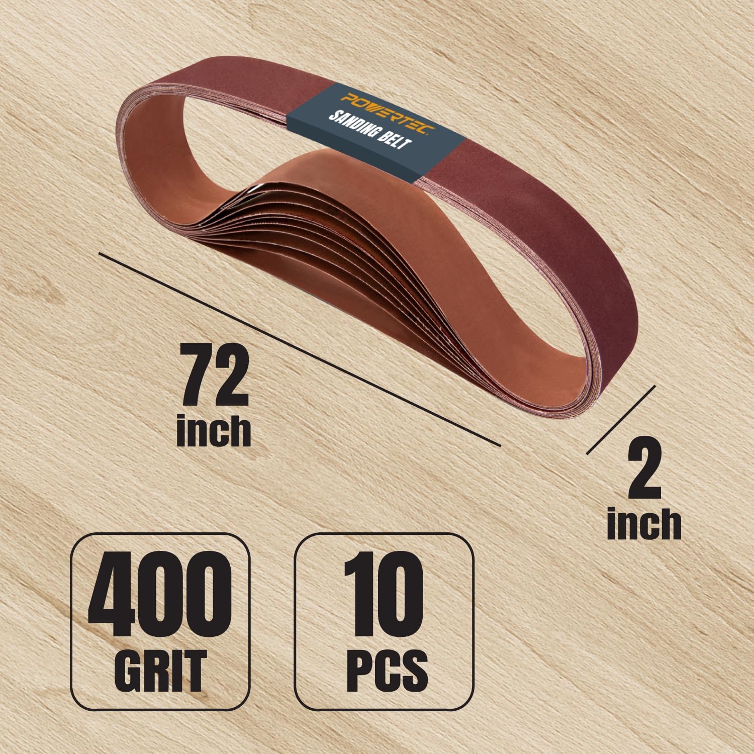 400 Grit 2x72 Inch Sanding Bel - Knife Sharpener のレビューと価格