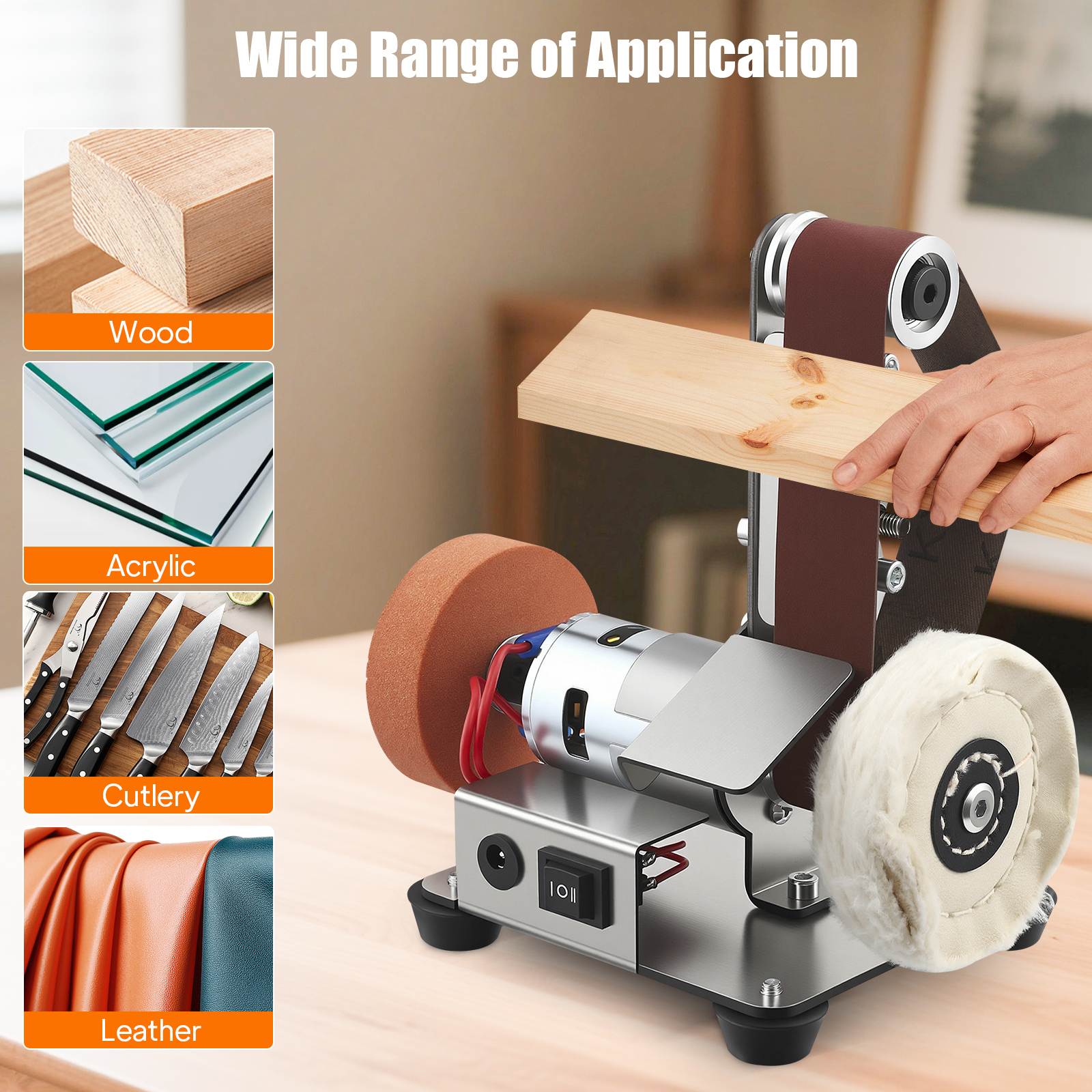 3-IN-1 Mini Electric Desktop S - Knife Sharpener のレビューと価格
