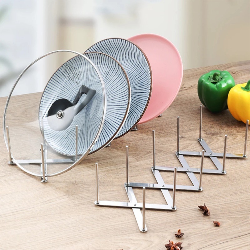 Foldable Stainless Steel Pot L - Kitchen Gadgets Holder のレビューと価格