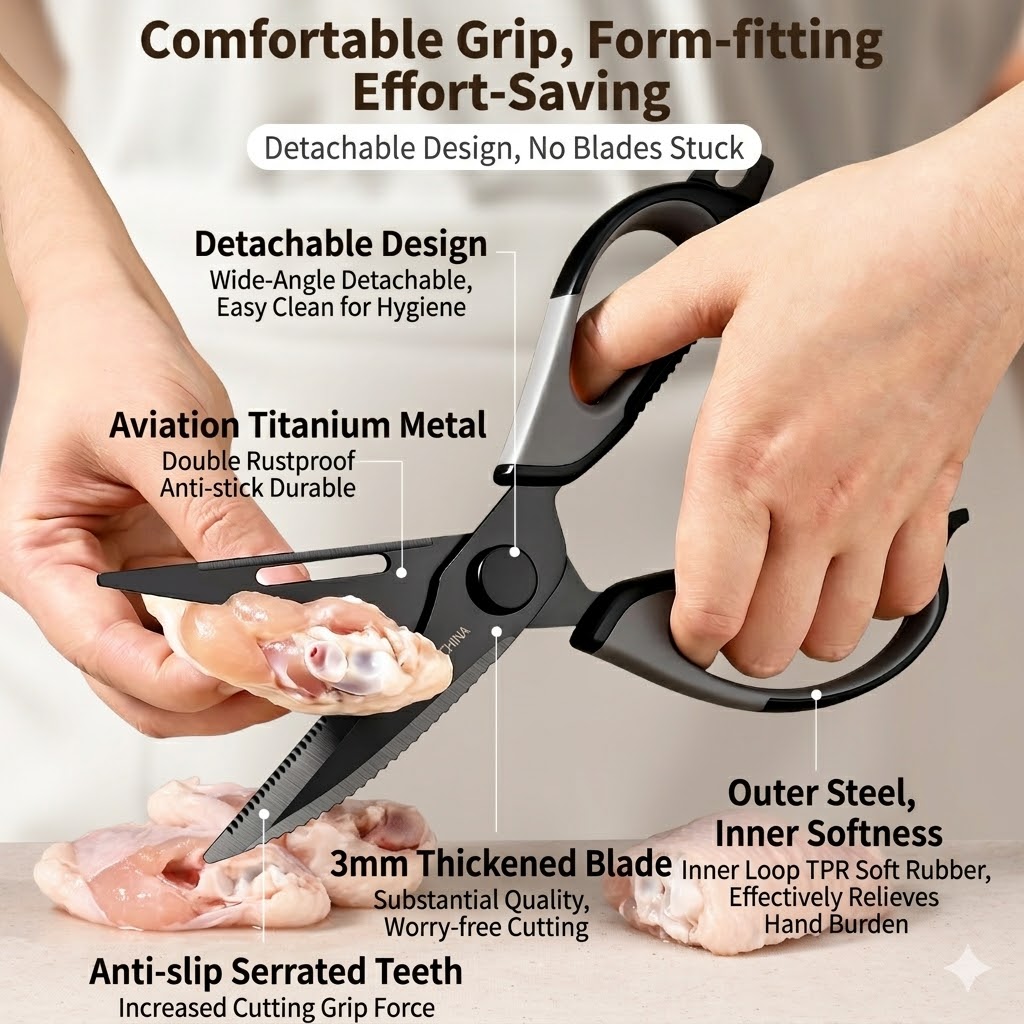 Kitchen scissors Titanium Chic - Kitchen Gadgets Best のレビューと価格