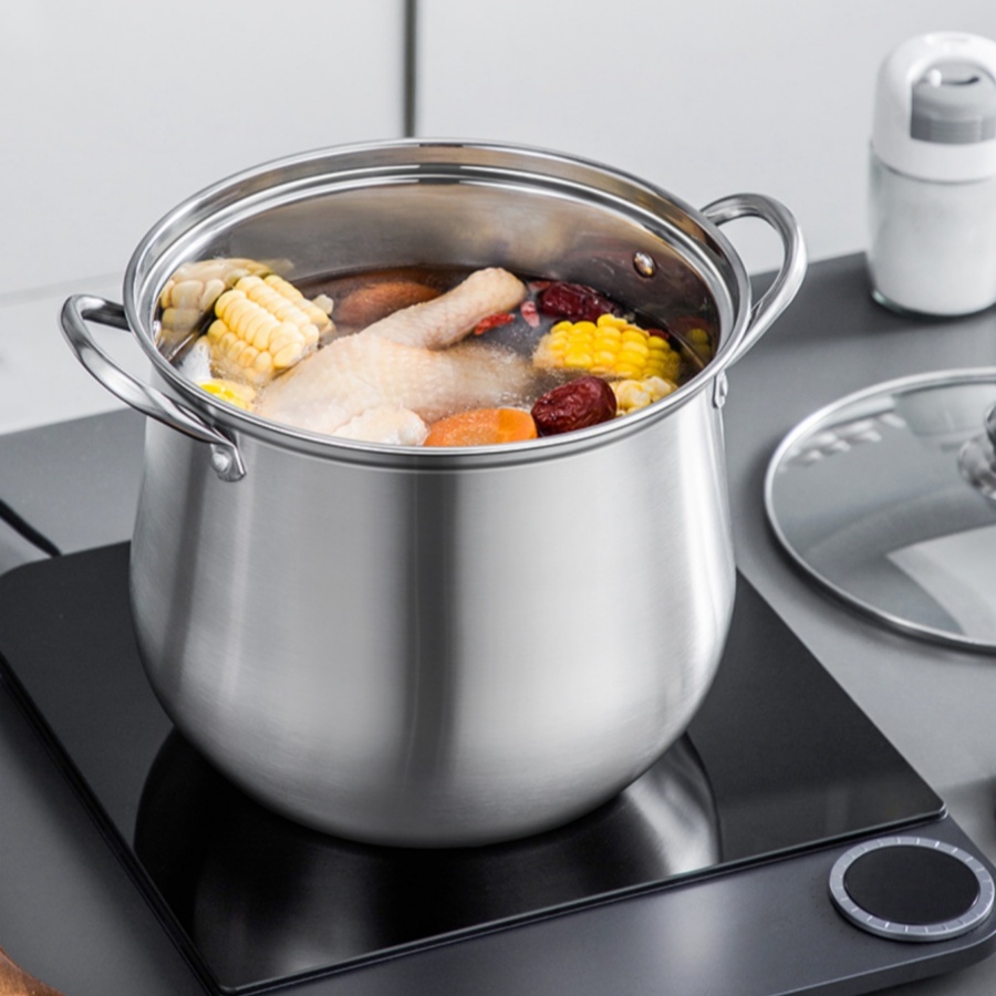 1pc Large Stainless Steel Stoc - Kitchen Gadgets Essential のレビューと価格