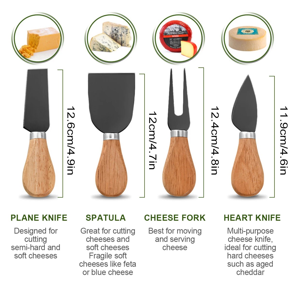 Cheese Knives Set for Charcute - Kitchen Gadgets In Japan のレビューと価格