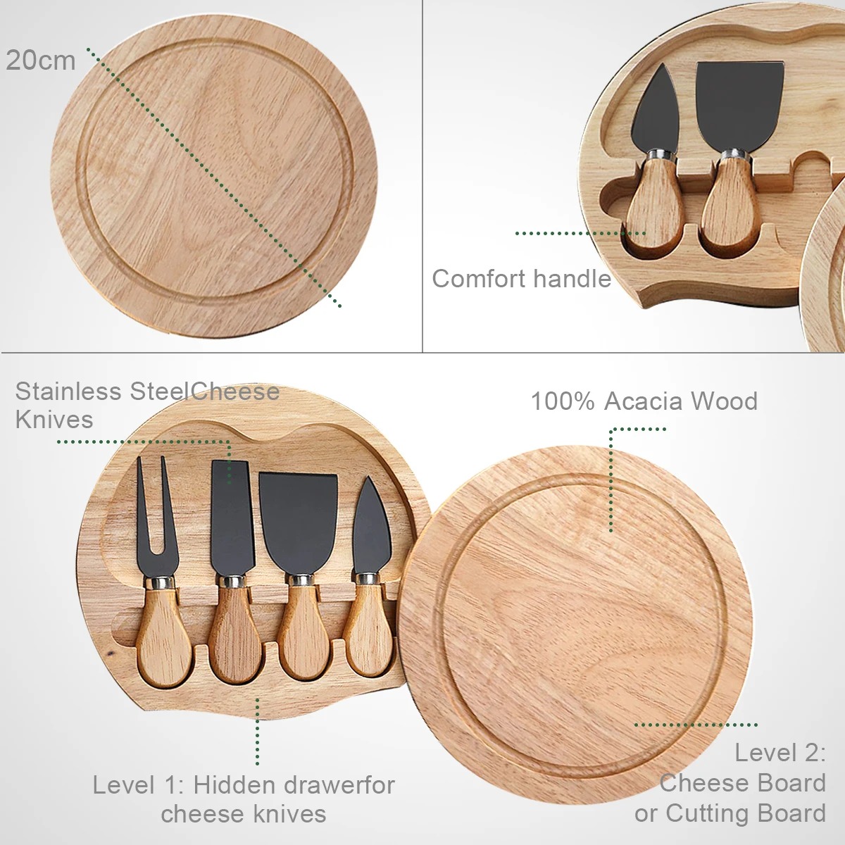 Cheese Knives Set for Charcute - Kitchen Gadgets In Japan のレビューと価格