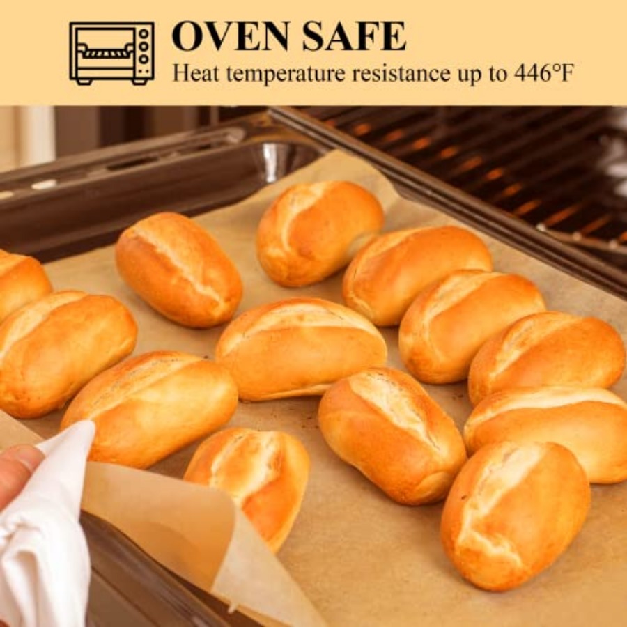 100PCS Unbleached Parchment Pa - Kitchen Gadgets & Toys のレビューと価格