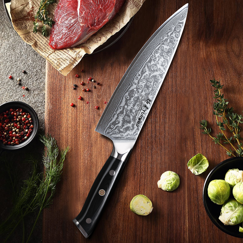TURWHO 8 Inch Japanese Chef Kn - Kitchen Gadgets Japanese のレビューと価格