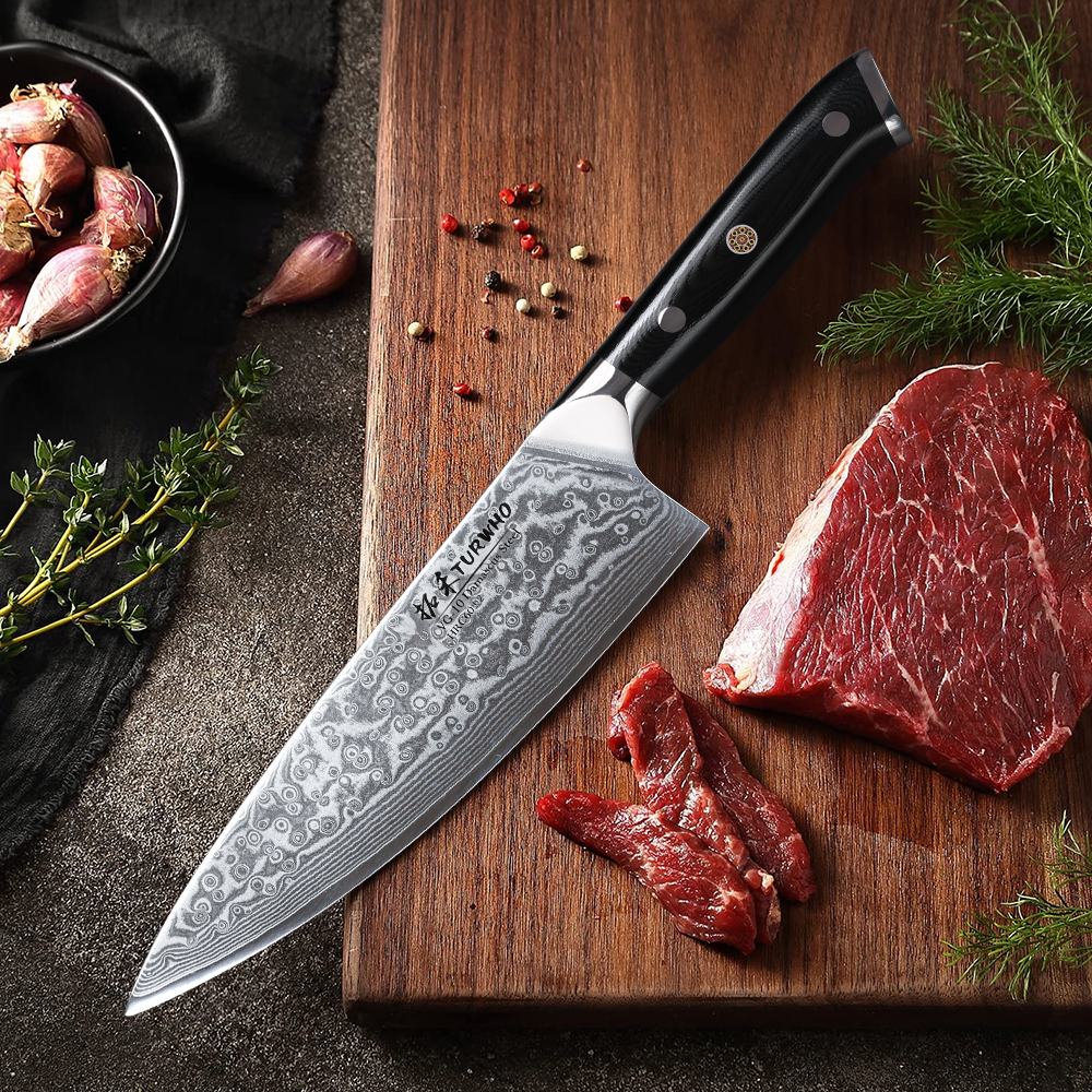 TURWHO 8 Inch Japanese Chef Kn - Kitchen Gadgets Japanese のレビューと価格