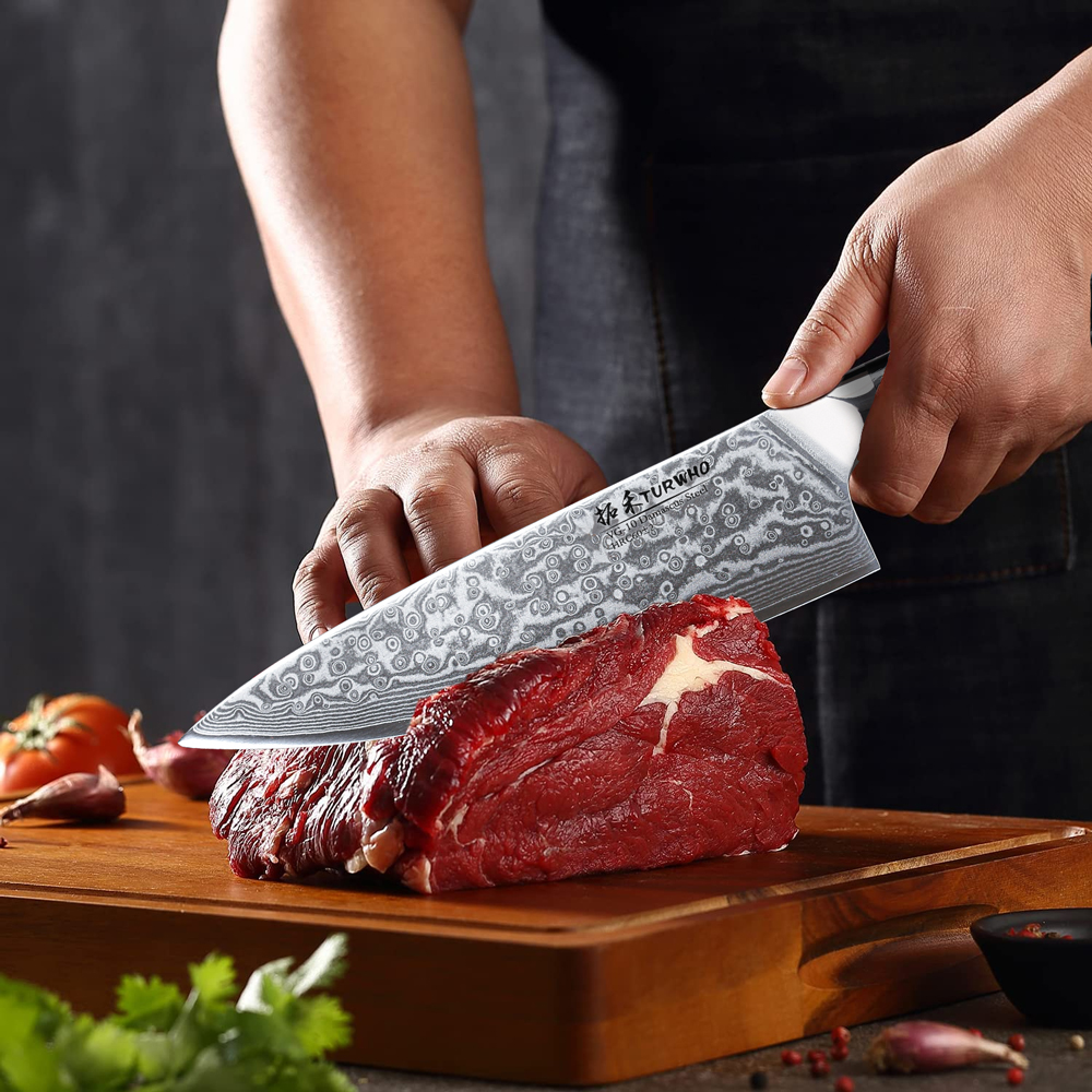 TURWHO 8 Inch Japanese Chef Kn - Kitchen Gadgets Japanese のレビューと価格