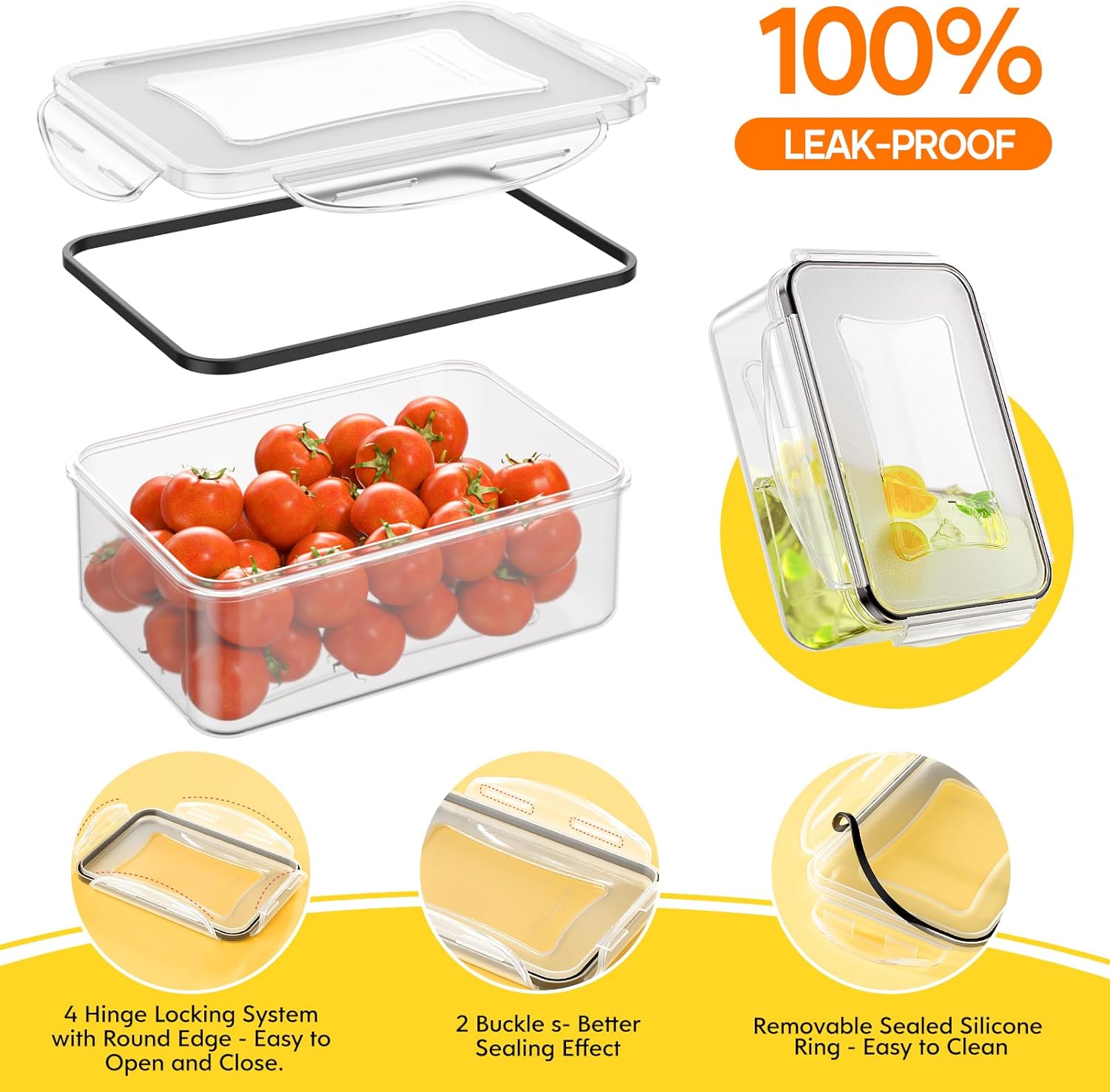 52 PCS Food Storage Containers - Food Storage Containers のレビューと価格